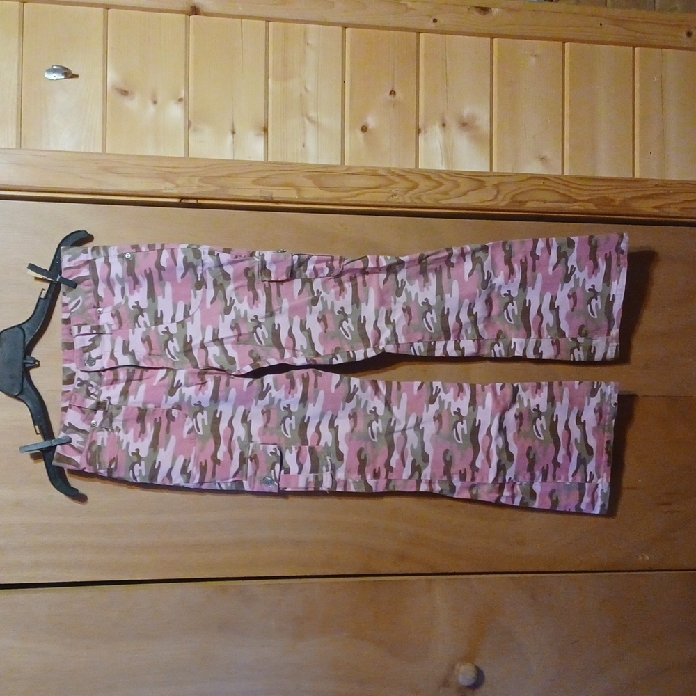 Pink Cargo pants sz14